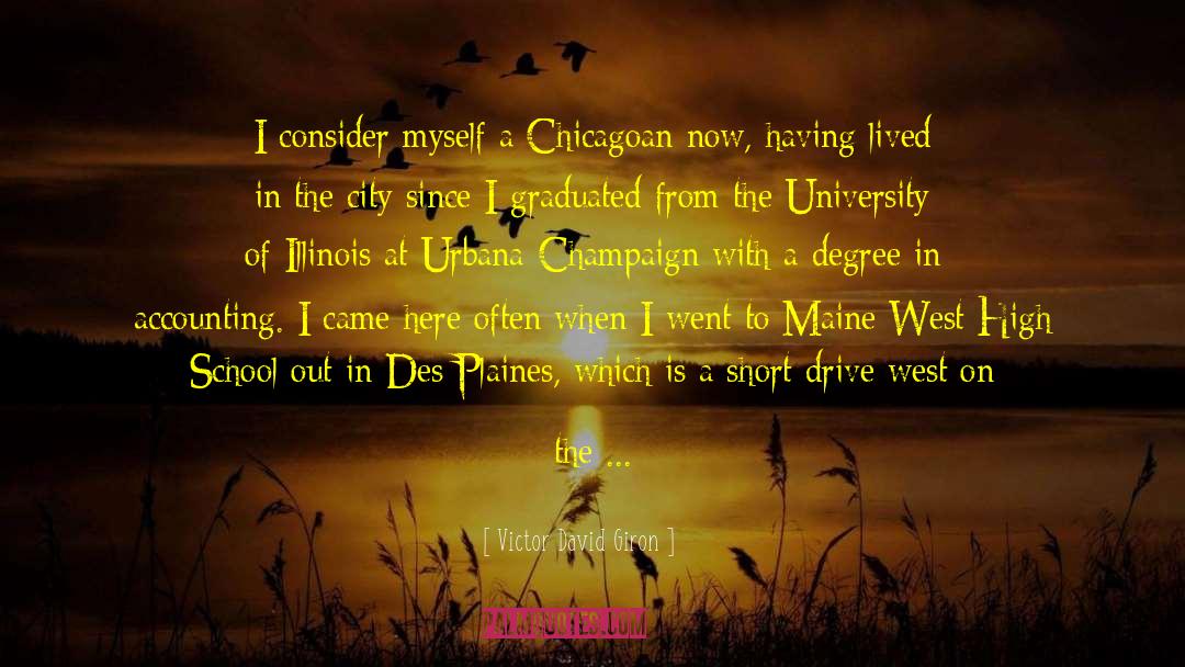 Plaines Ill quotes by Victor David Giron