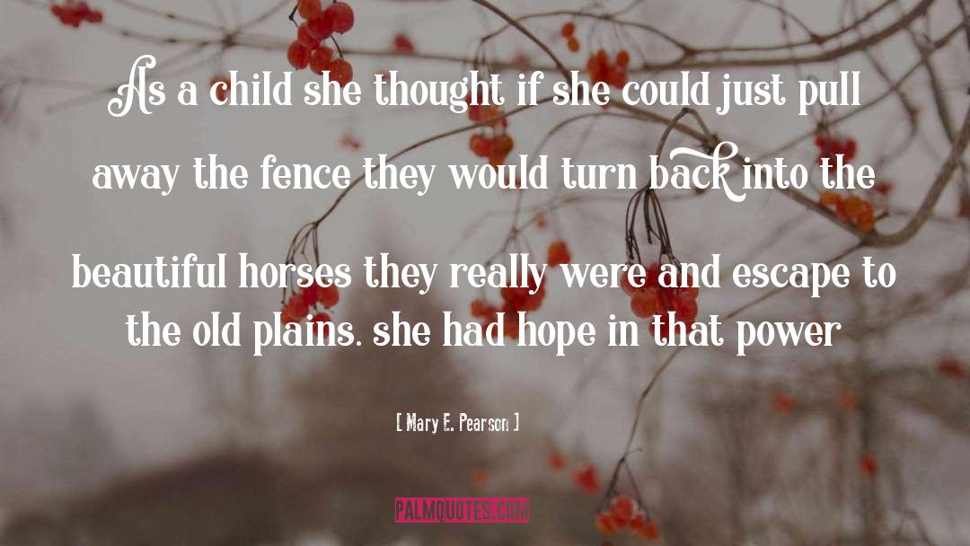 Plains quotes by Mary E. Pearson