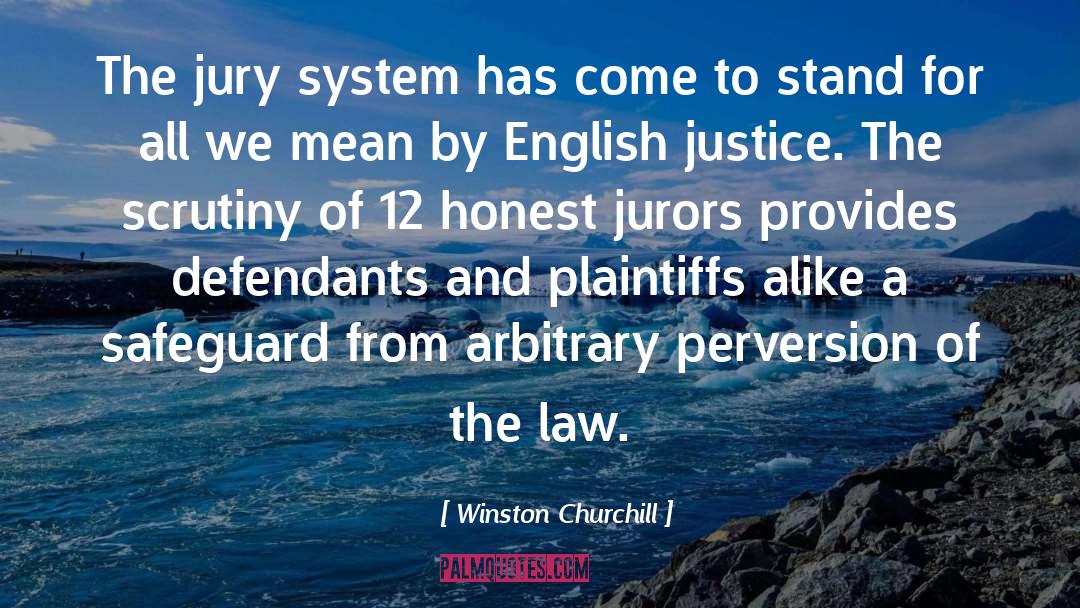 Plaintiffs quotes by Winston Churchill