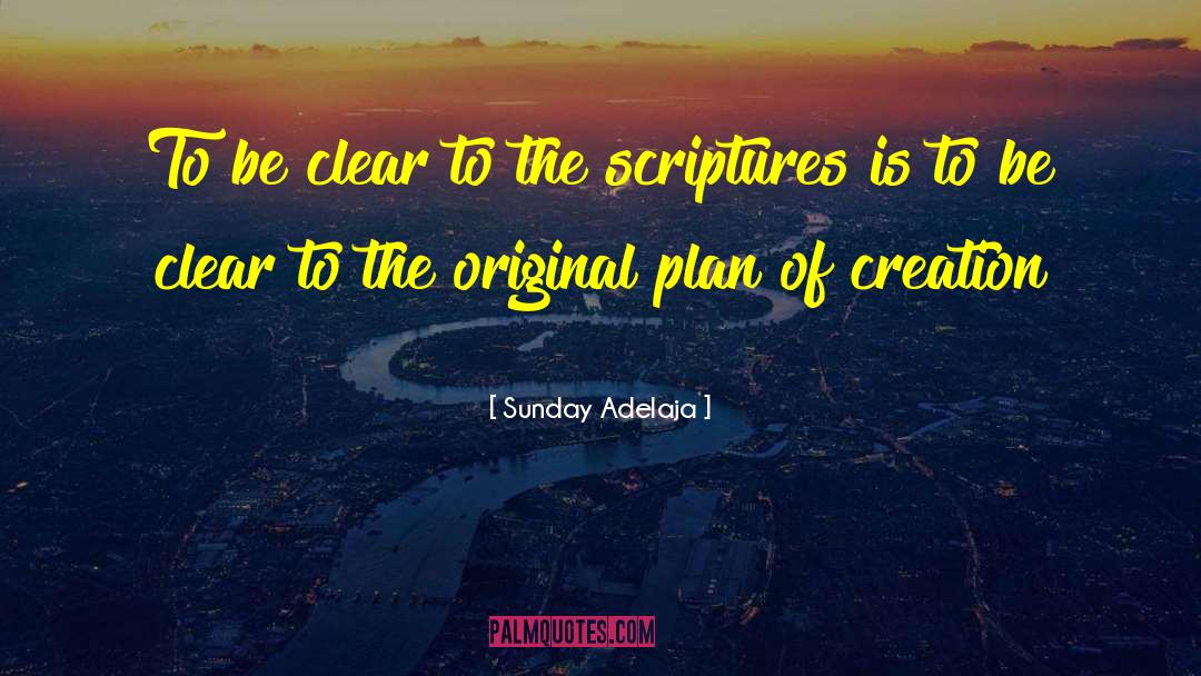 Plan Of Creation quotes by Sunday Adelaja