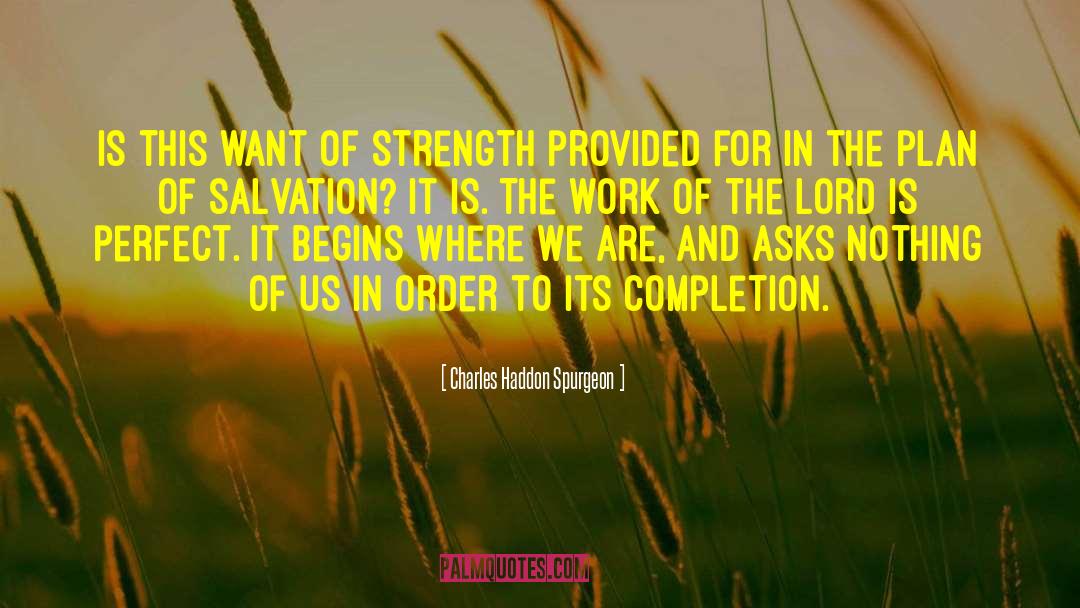 Plan Of Salvation quotes by Charles Haddon Spurgeon