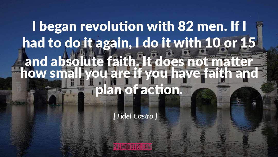 Plan quotes by Fidel Castro