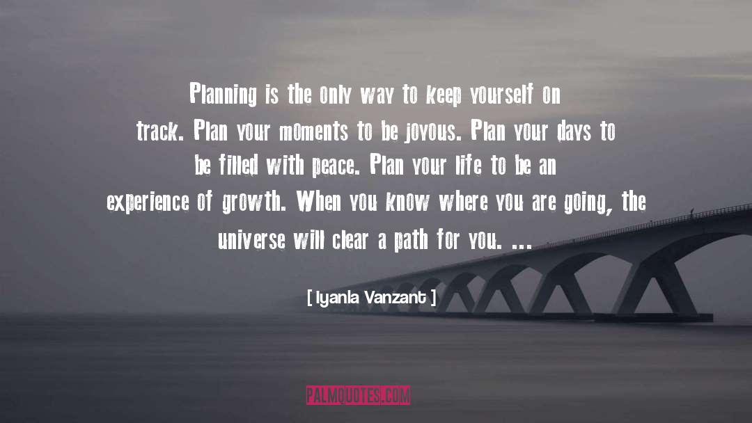 Plan Your Life quotes by Iyanla Vanzant