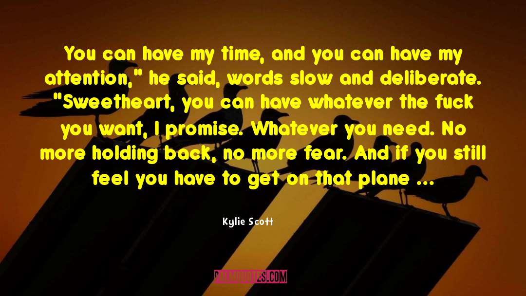 Plane Crashes quotes by Kylie Scott