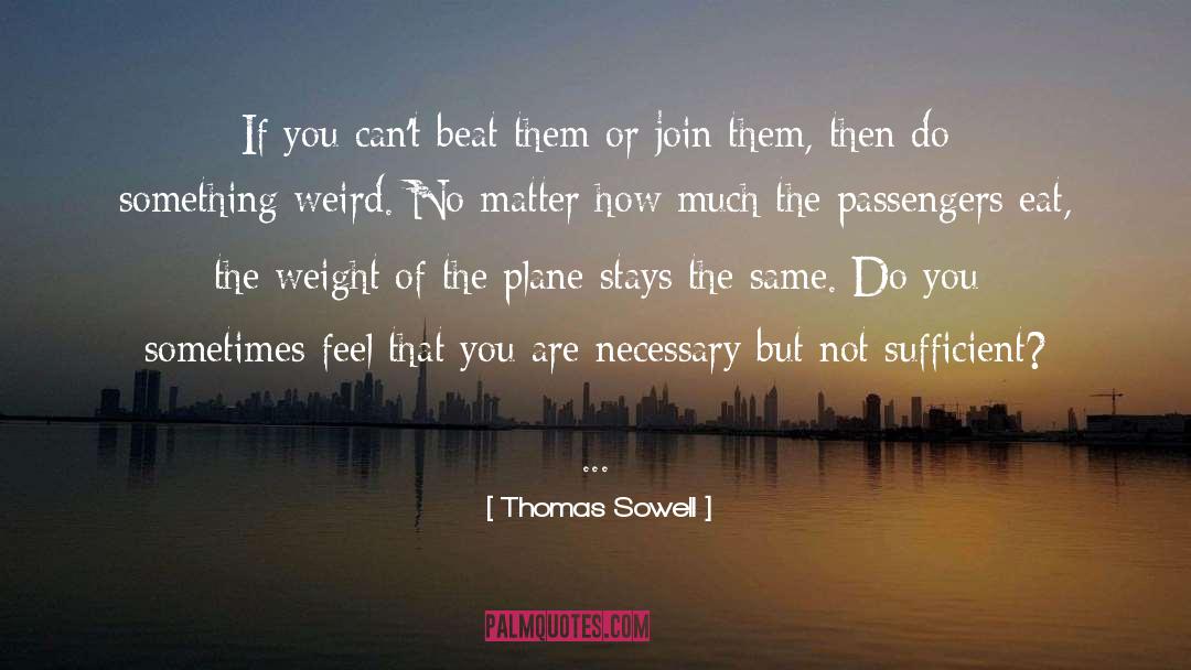 Plane quotes by Thomas Sowell