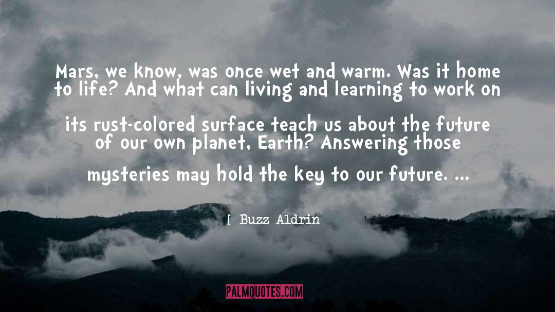 Planet Earth quotes by Buzz Aldrin