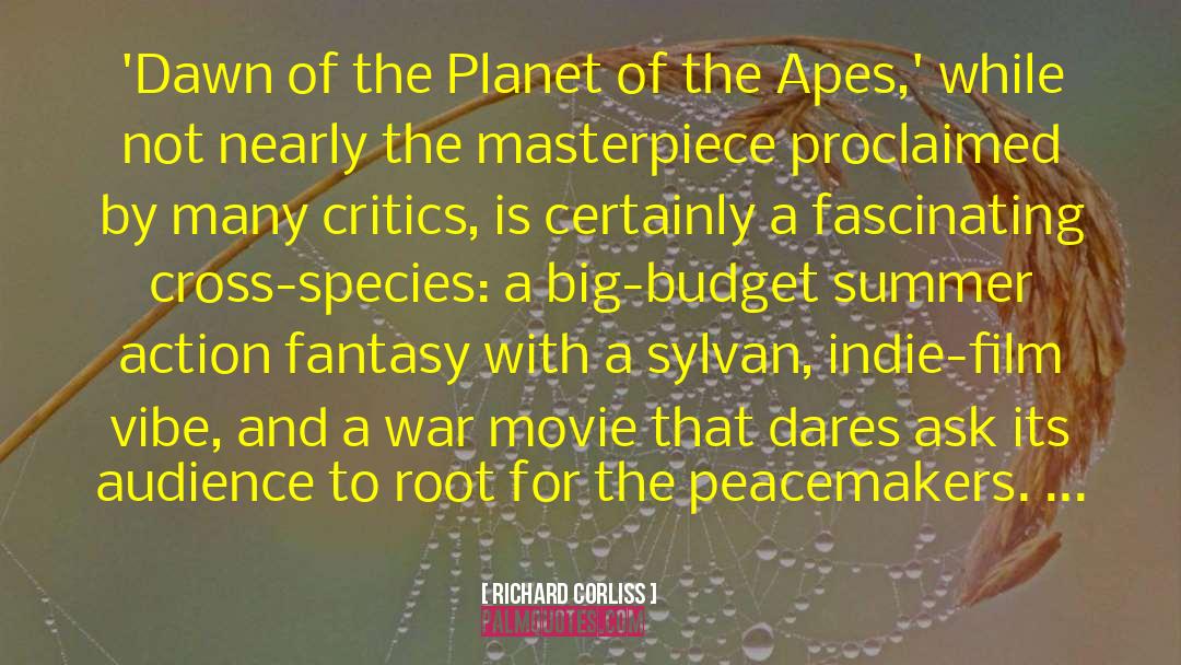 Planet Of The Apes 1968 quotes by Richard Corliss