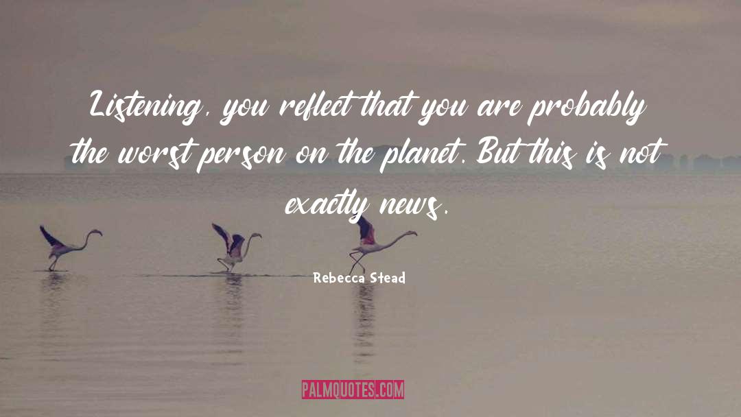 Planet quotes by Rebecca Stead