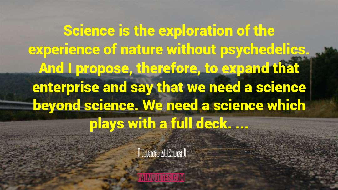 Planetary Exploration quotes by Terence McKenna