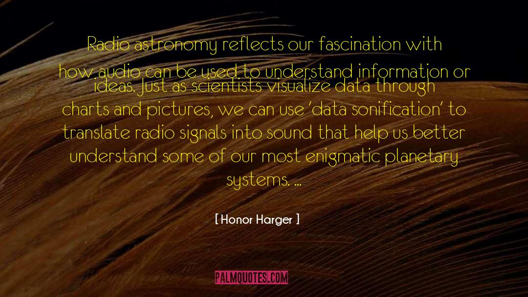 Planetary quotes by Honor Harger