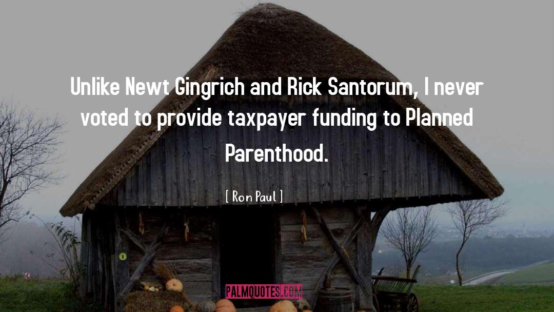 Planned Parenthood quotes by Ron Paul