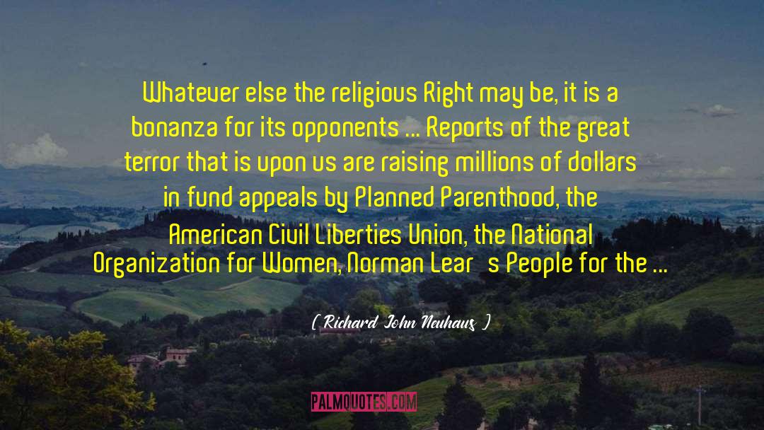 Planned Parenthood quotes by Richard John Neuhaus