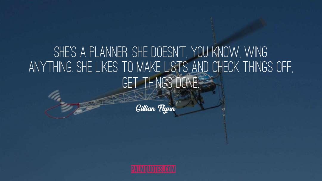 Planner quotes by Gillian Flynn