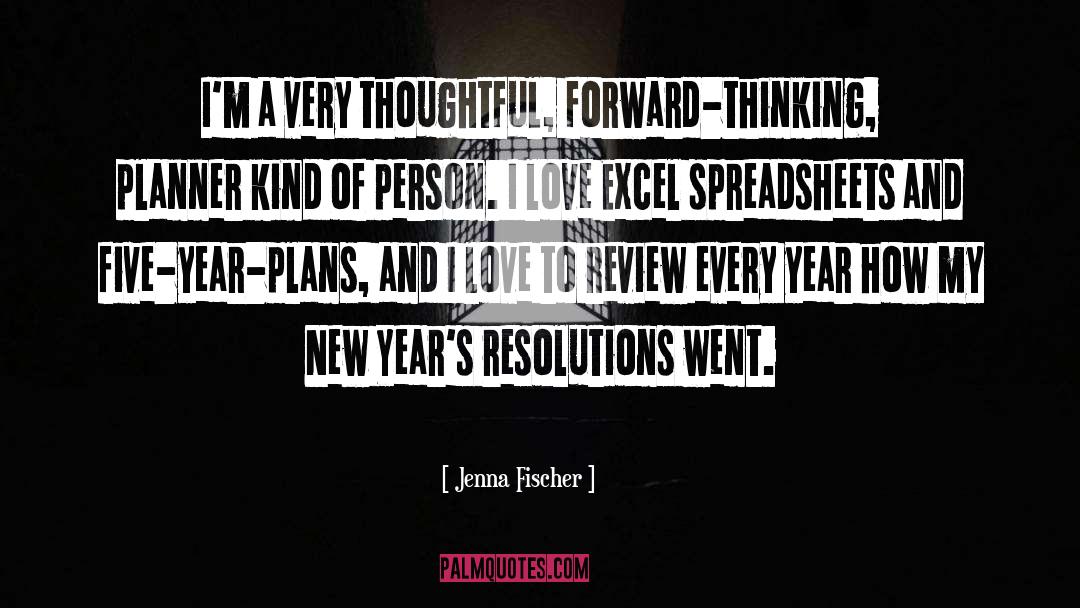Planner quotes by Jenna Fischer