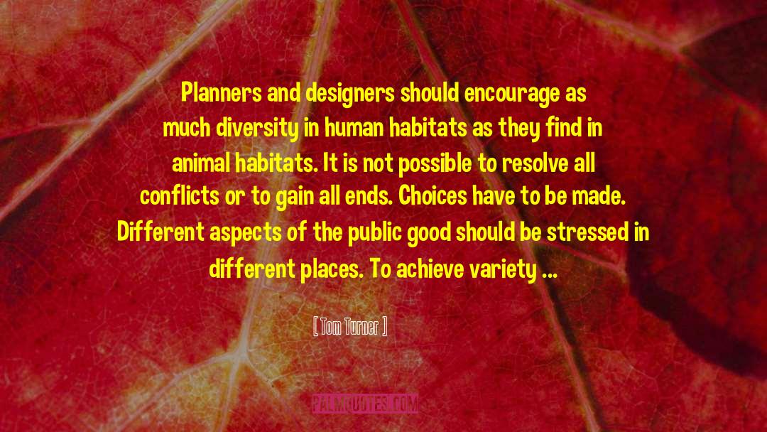 Planners quotes by Tom Turner