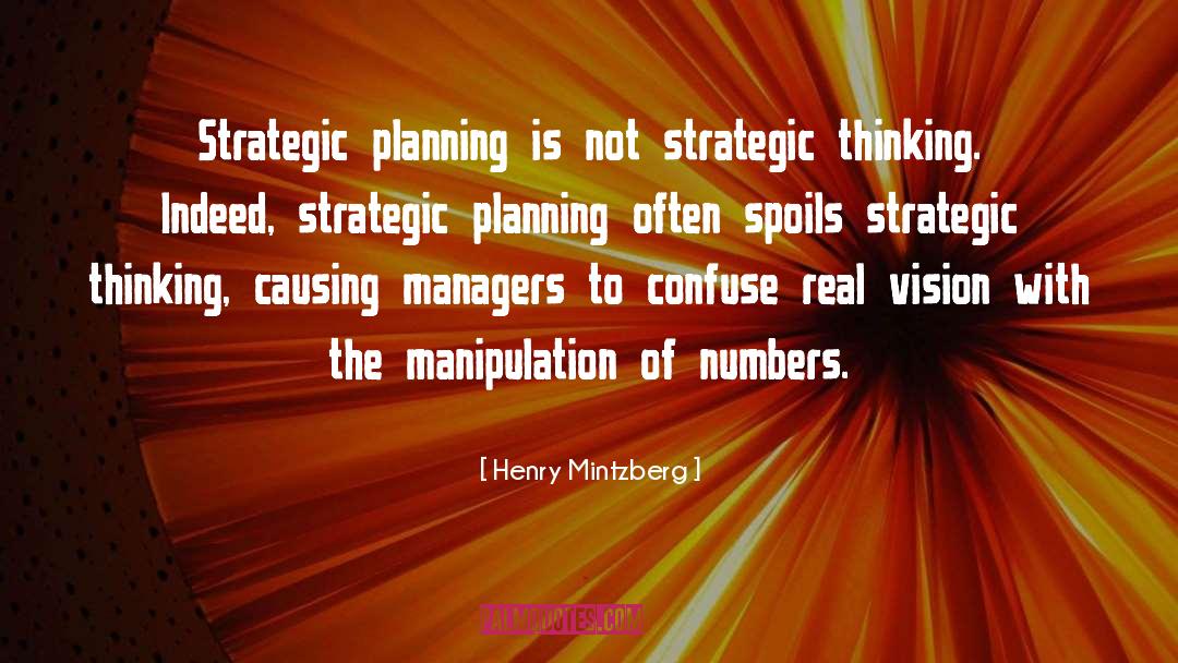 Planning Session quotes by Henry Mintzberg