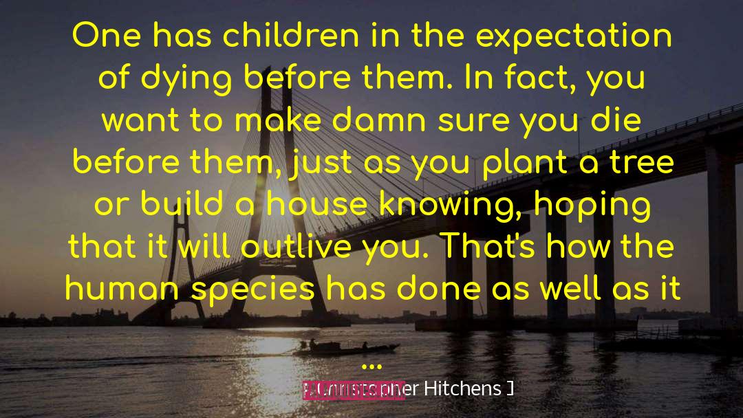 Plant A Tree quotes by Christopher Hitchens