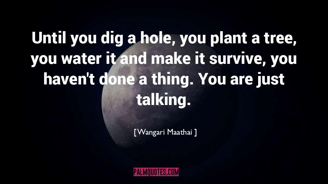 Plant A Tree quotes by Wangari Maathai