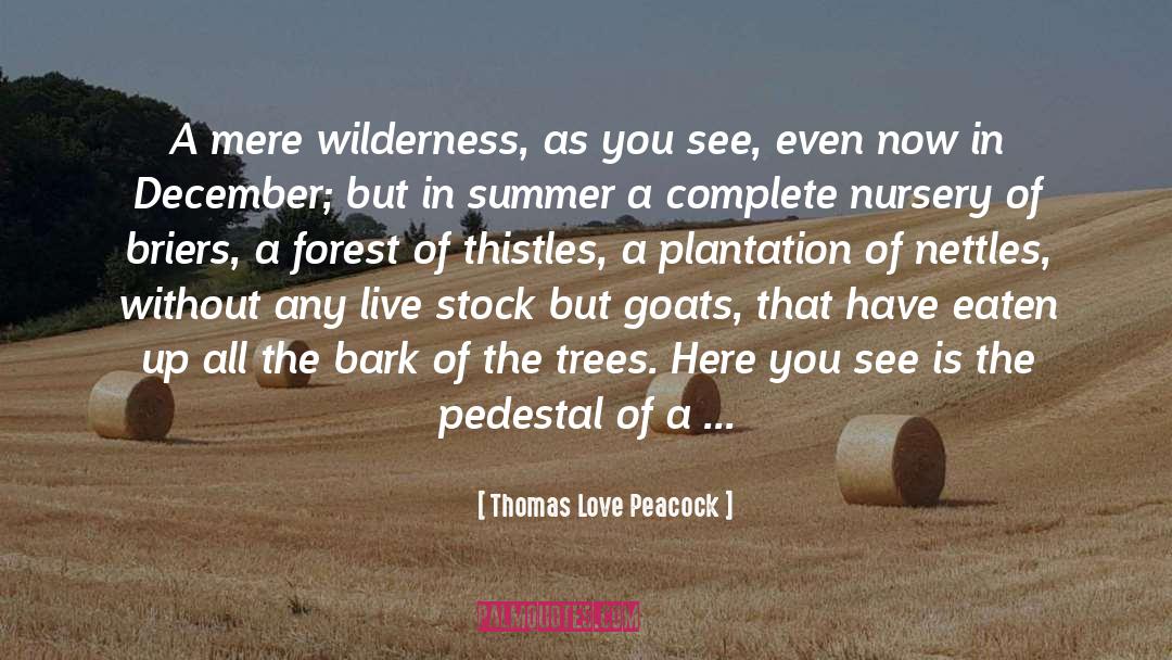 Plantation quotes by Thomas Love Peacock