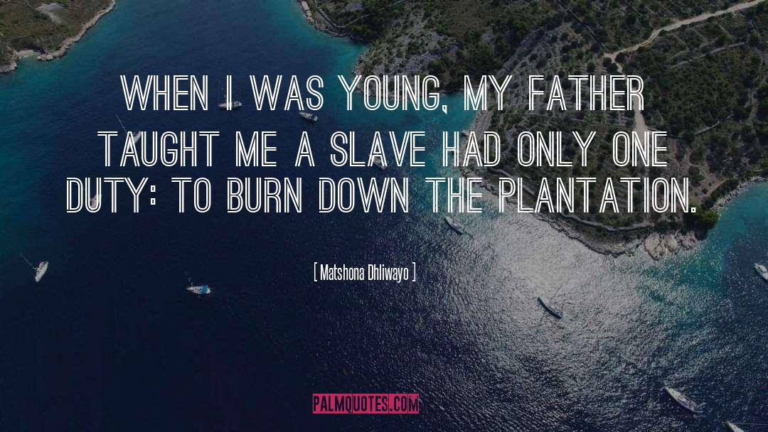 Plantation quotes by Matshona Dhliwayo