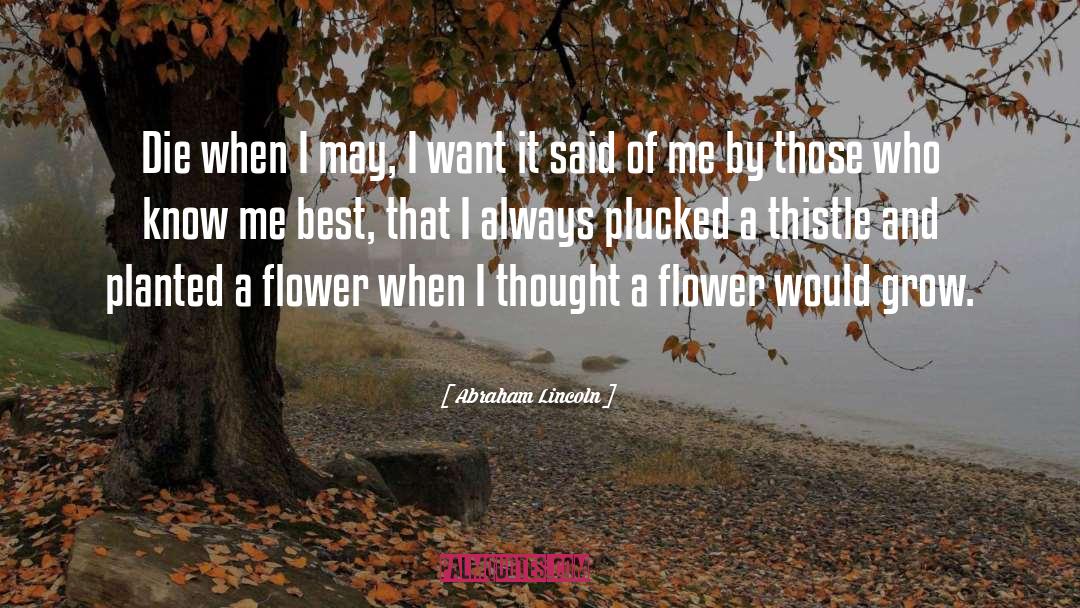 Planted quotes by Abraham Lincoln
