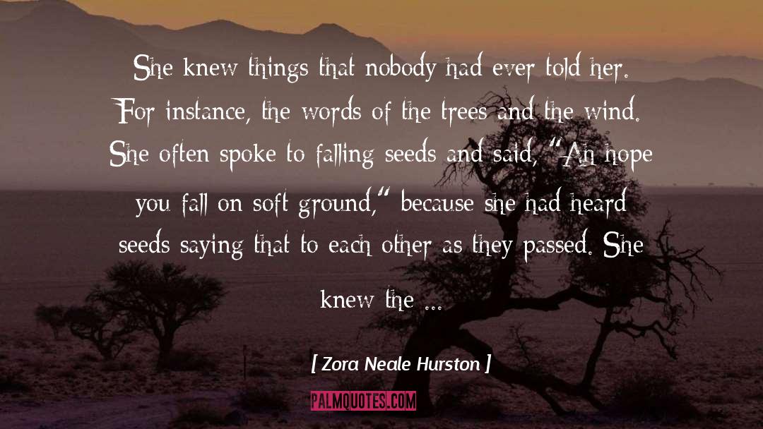 Planting Seeds quotes by Zora Neale Hurston