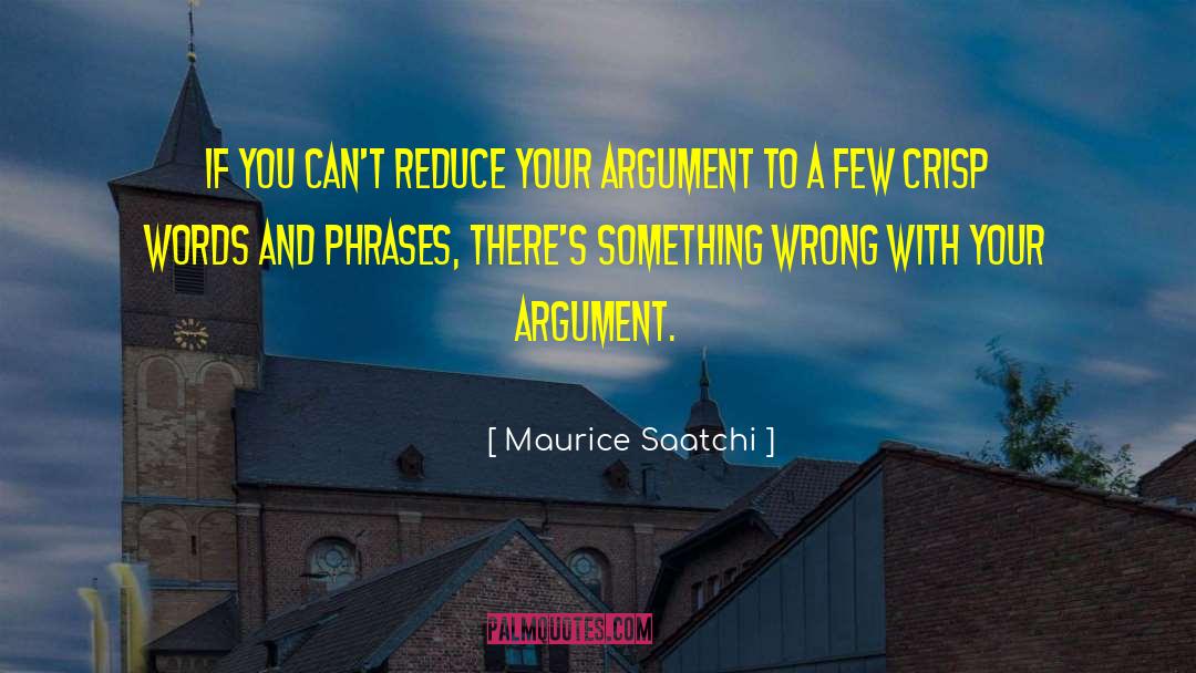 Plantingas Modal Ontological Argument quotes by Maurice Saatchi