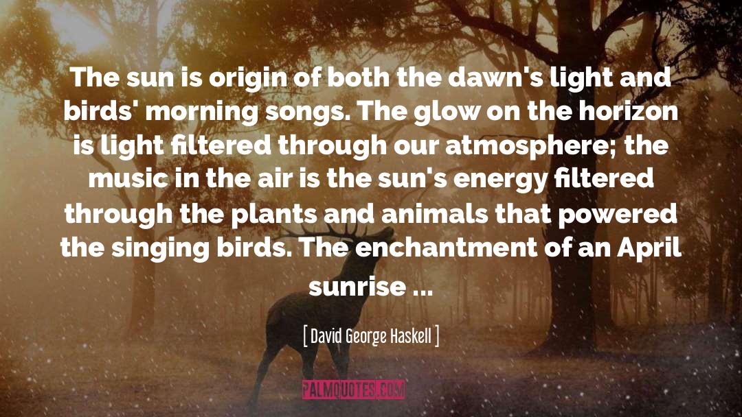 Plants And Animals quotes by David George Haskell