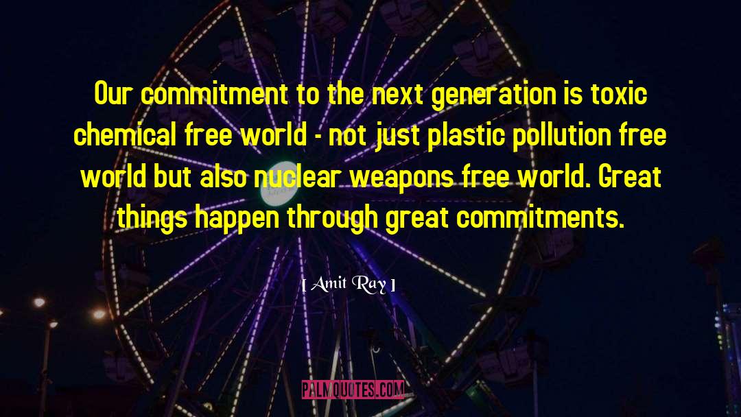 Plastic Free Living quotes by Amit Ray