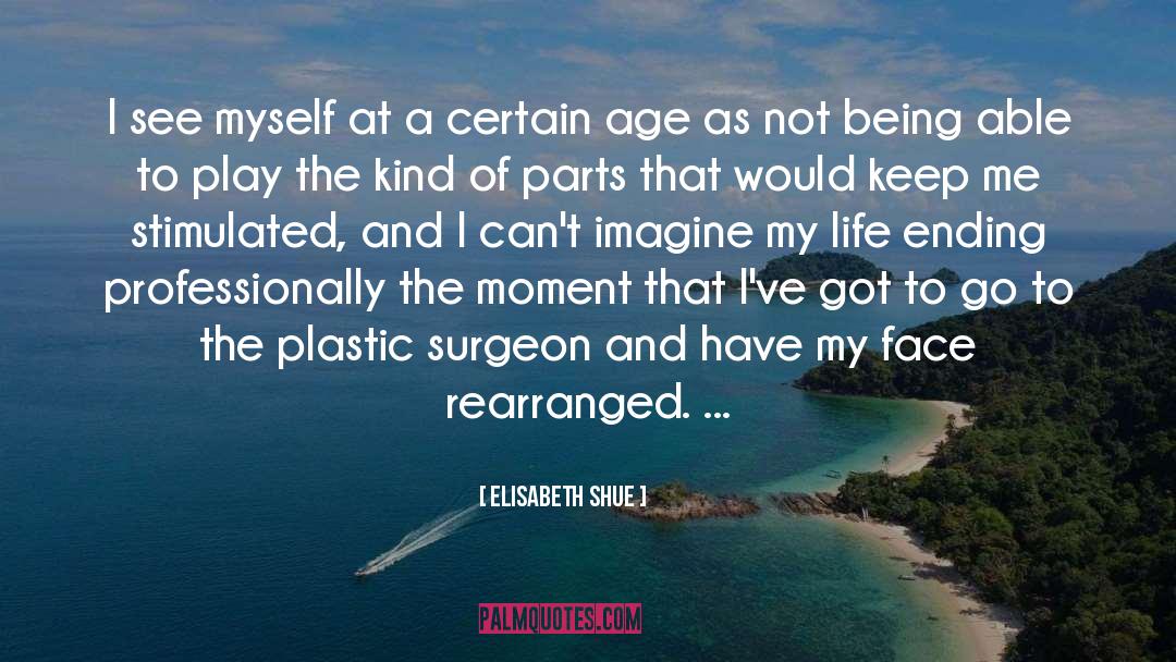 Plastic Surgeon quotes by Elisabeth Shue