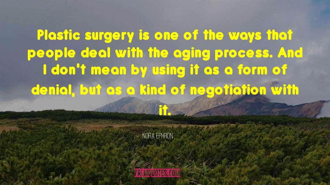 Plastic Surgery Loans quotes by Nora Ephron