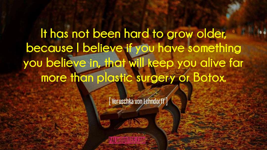 Plastic Surgery quotes by Veruschka Von Lehndorff
