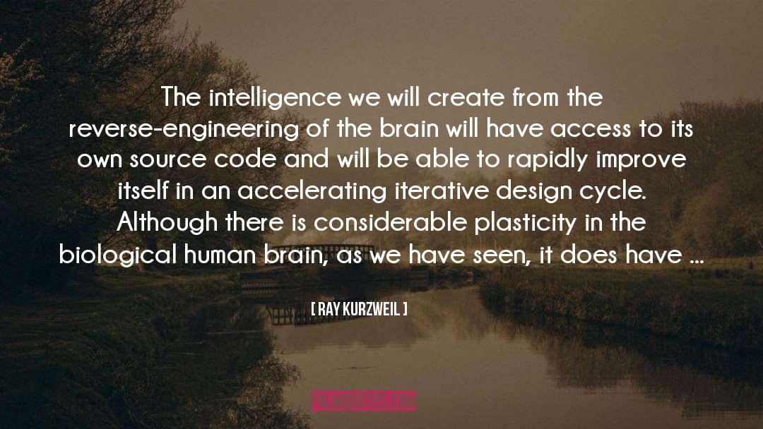 Plasticity quotes by Ray Kurzweil