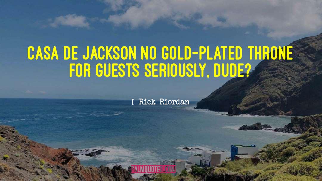 Plated Food quotes by Rick Riordan