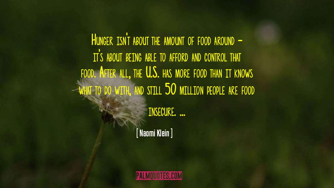 Plated Food quotes by Naomi Klein