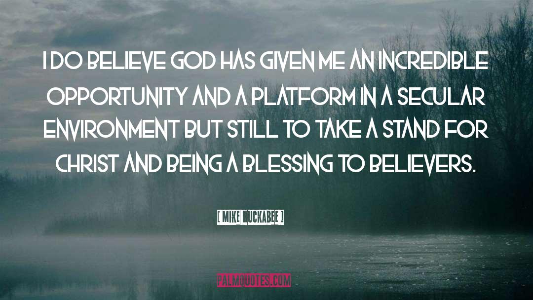 Platform quotes by Mike Huckabee