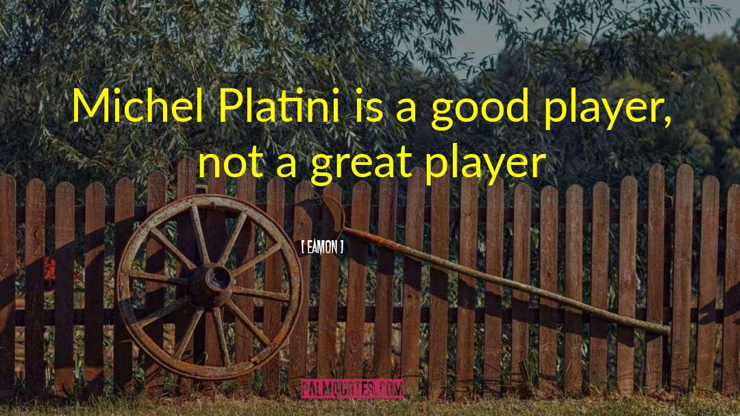 Platini quotes by Eamon