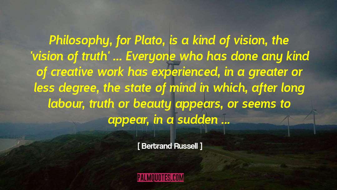 Plato Idealism quotes by Bertrand Russell