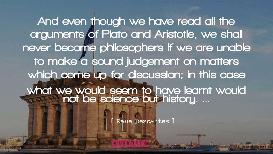 Plato quotes by Rene Descartes