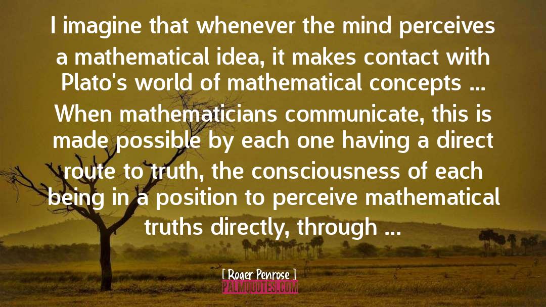 Plato quotes by Roger Penrose