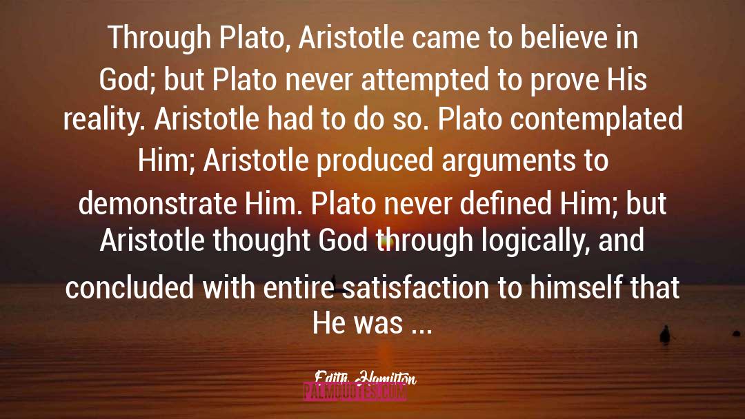 Plato Vegan Quote quotes by Edith Hamilton