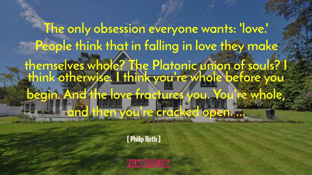 Platonic quotes by Philip Roth