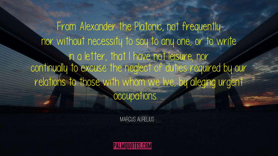 Platonic quotes by Marcus Aurelius