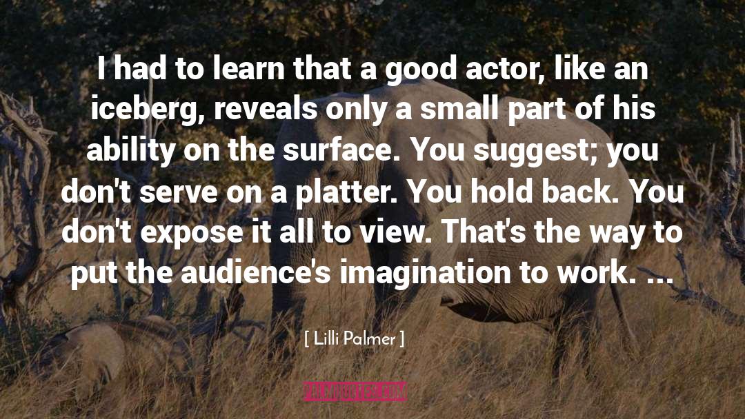 Platter quotes by Lilli Palmer