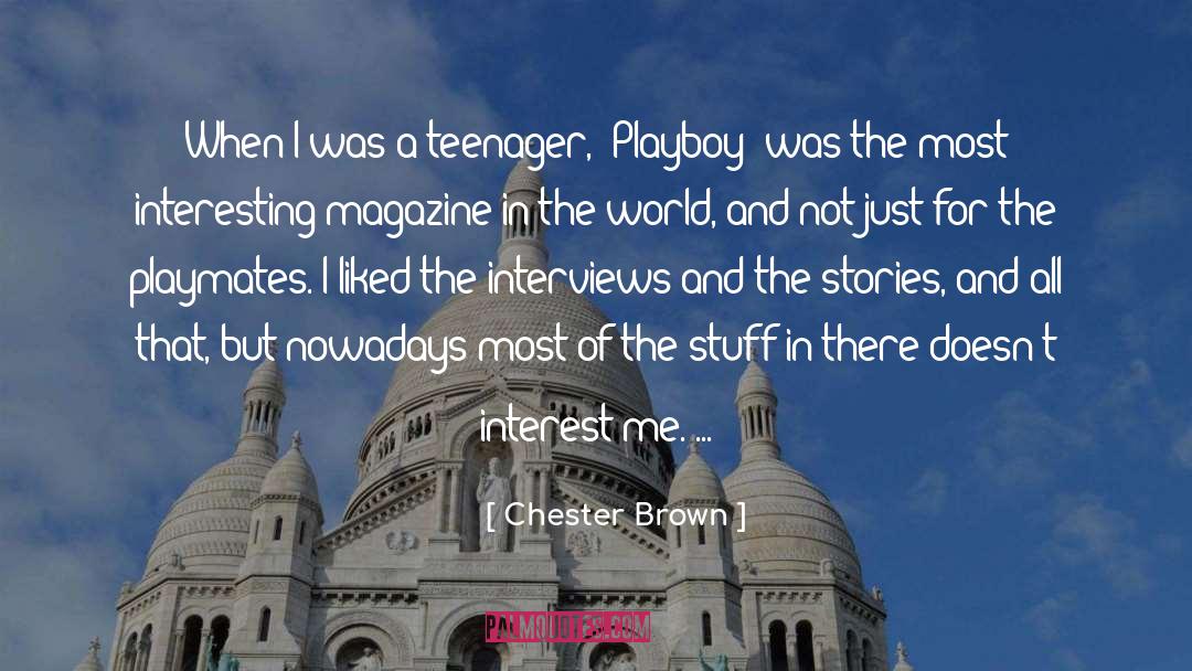 Playboy quotes by Chester Brown