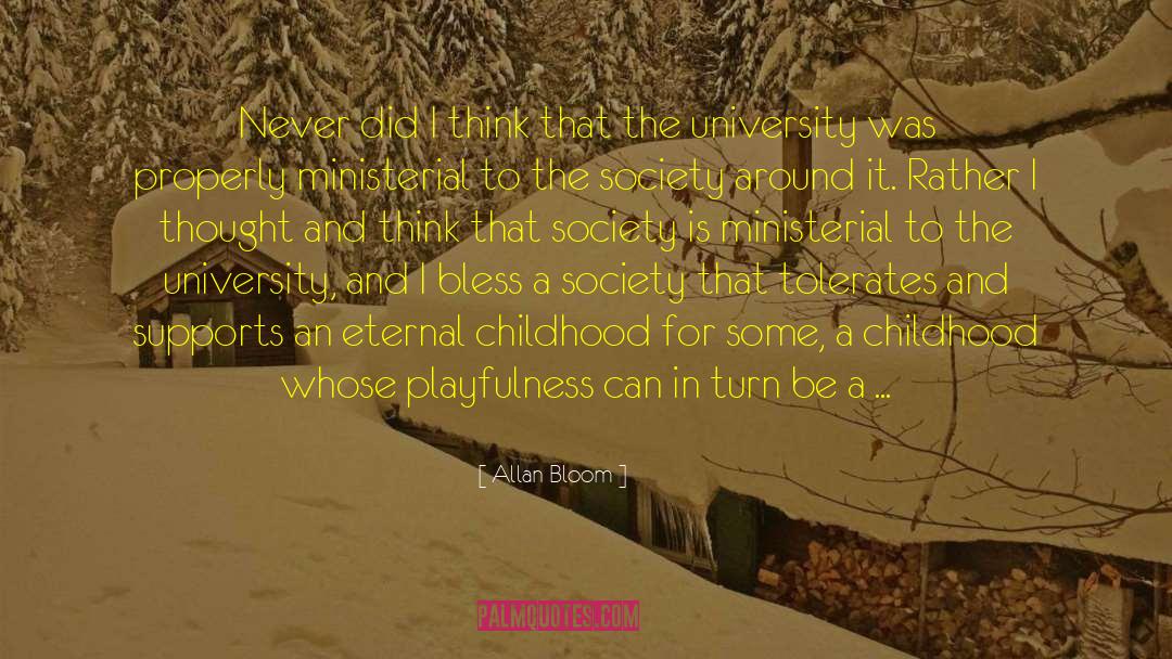 Playfulness quotes by Allan Bloom