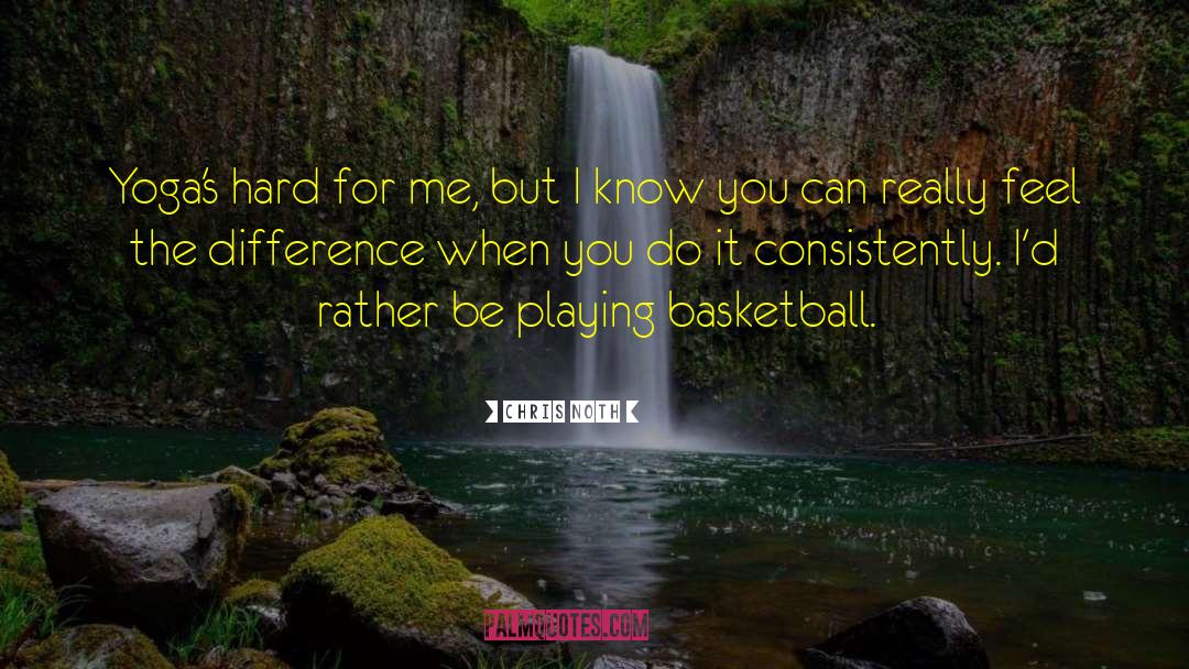Playing Basketball quotes by Chris Noth