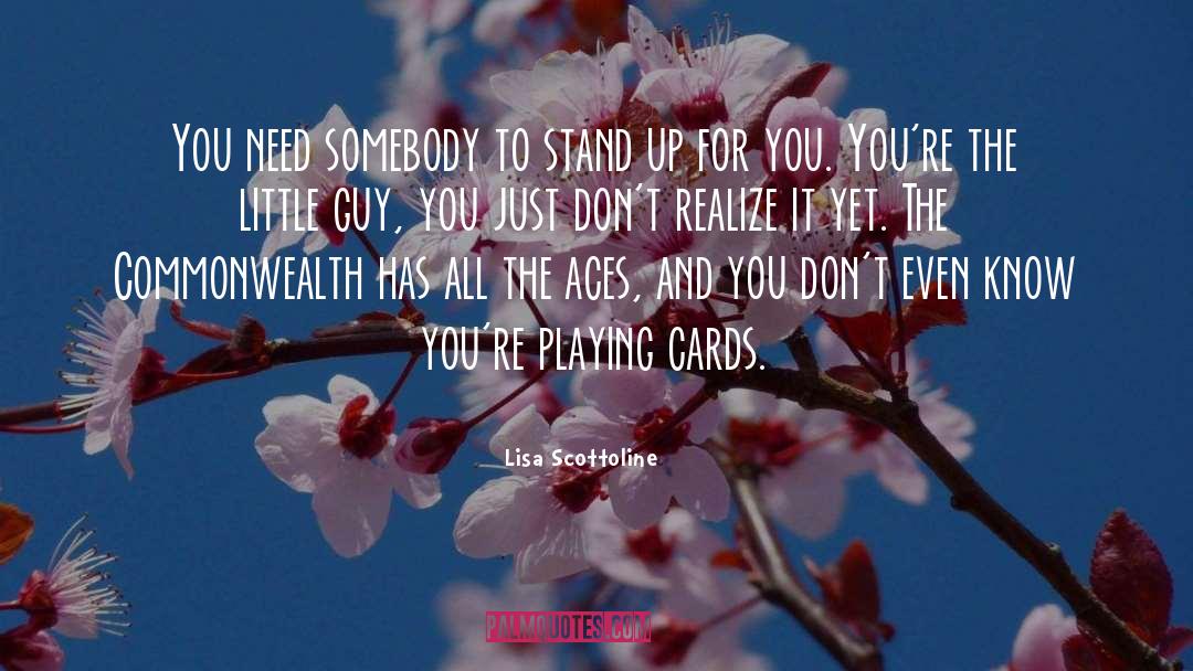 Playing Cards quotes by Lisa Scottoline