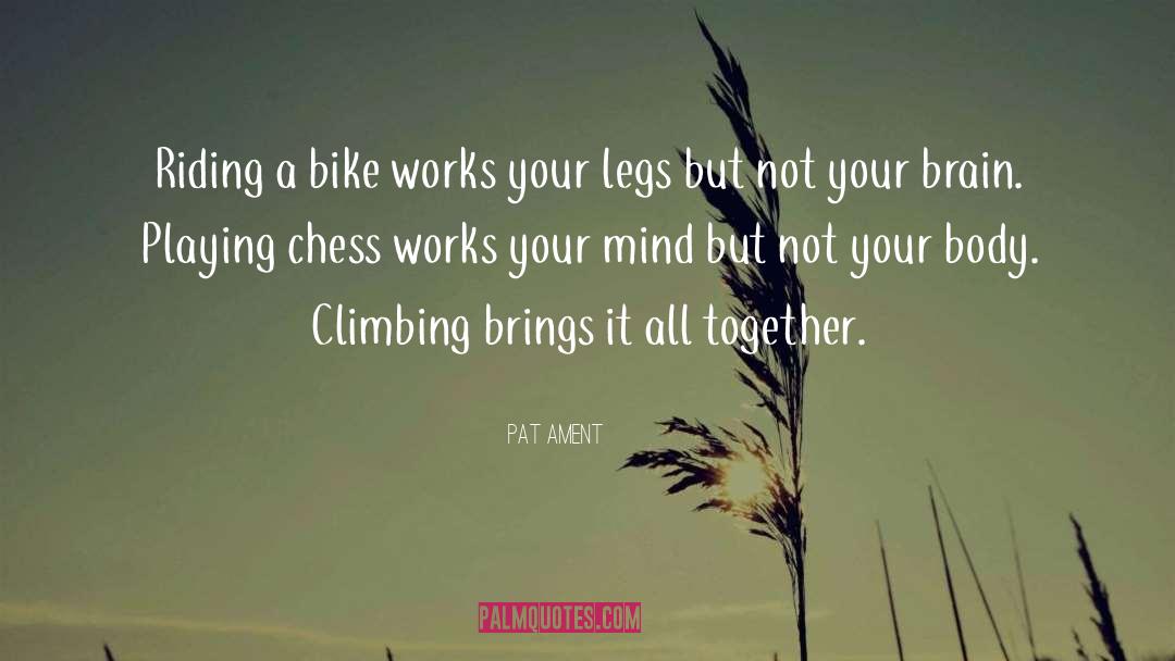 Playing Chess quotes by Pat Ament