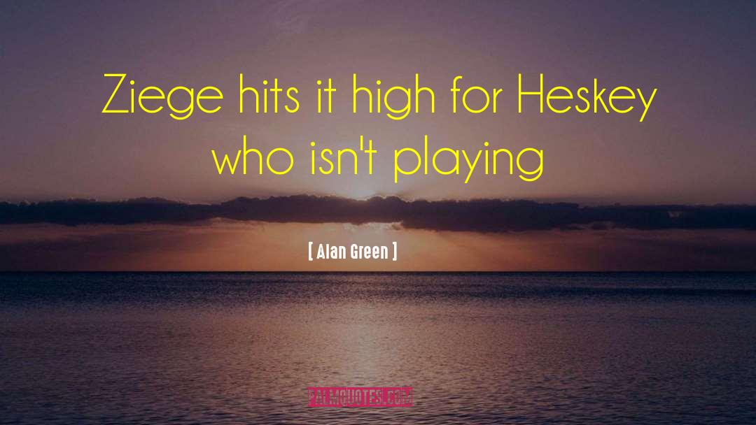 Playing Football quotes by Alan Green